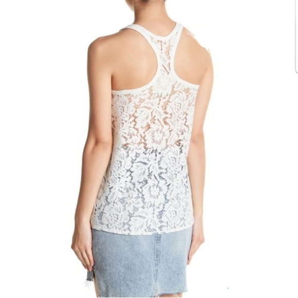 CHASER Lace Racerback Tank - Picture 9 of 11